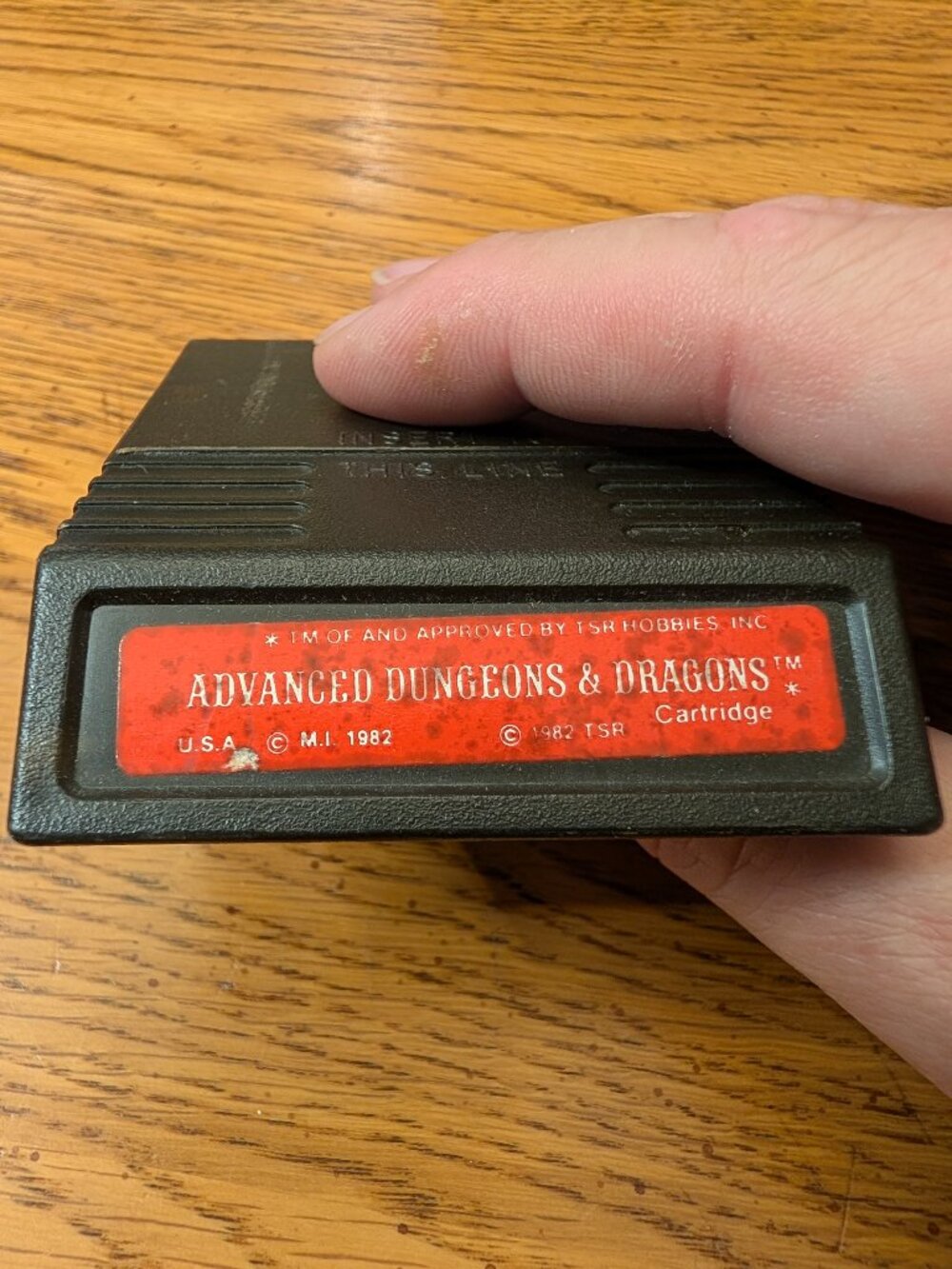 Vintage 1982 Intellivision Advanced Dungeons & Dragons AD&D + Original Overlay